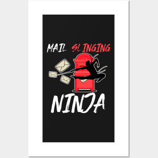 Mail Slinging Ninja Posters and Art